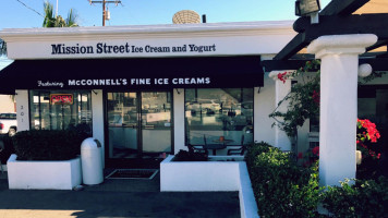 Mission Street Ice Cream And Yogurt Featuring Mcconnell's Fine Ice Creams outside