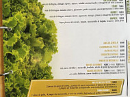 La Burmet menu