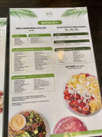 Bango Bowls menu