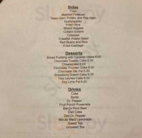 Galveston Seafood Company menu