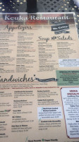 Keuka menu