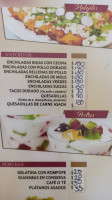 Los Arcos menu