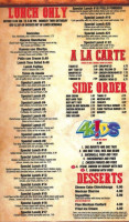 El Paso Mexican Grill menu