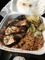 Jamaican Jerk Villa food