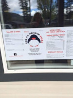 Portly Penguin Pizza menu