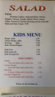 Summer Shack Drive Inn menu