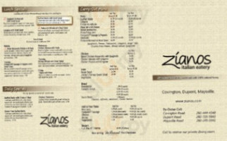 Ziano's Italian Eatery food