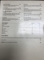 Vegetarian Bistro menu