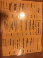 Wings Around The Clock menu