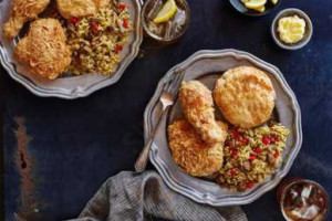 Bojangles ' Famous Chicken 'n Biscuits inside