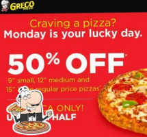 Greco Pizza food