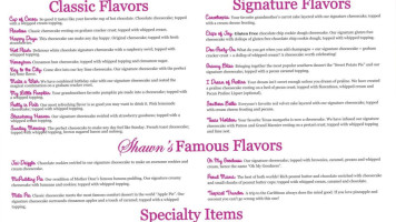 Cheesecaked menu