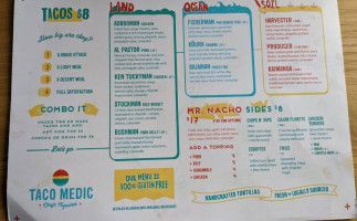 Taco Medic Frankton menu