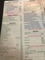 Broom Bush Cafe menu