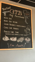 Gin Thai Brasserie menu