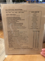 Treesome Natural Food Cafe menu