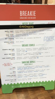 Juicy Cafe Olive Way menu