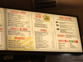 Jimboy's Tacos menu