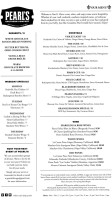 Pearl's Southern Comfort menu