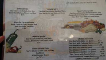 Mi Taco Village menu