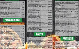 Stadtpizzeria menu