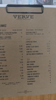 Verve Coffee Roasters menu