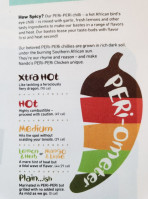 Nando's Peri-peri menu