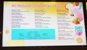 Quickly Boba And Smoothie menu