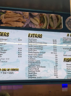 Rudy's Seafood menu