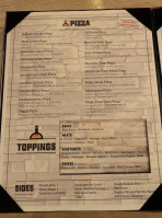 The Iron Oven menu