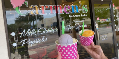 Carmen's Ice Cream Parlor, Paleteria Y Neveria, Helados Y Mantecados food