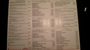 Giovanni's Italian Deli/pasta menu