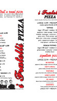 I Fratelli Pizza Fort Worth menu