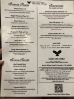 Wise Villa Winery menu