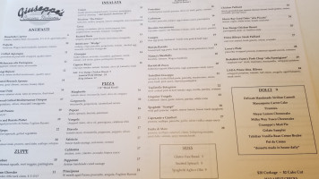 Giuseppe's Cucina Italiana menu