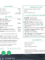 Campanile menu