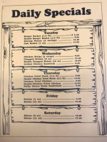 The Feed Barn menu