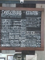 Dan's BBQ  menu