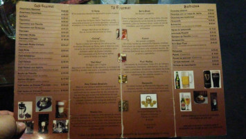 La Casa de Los Tesoros menu