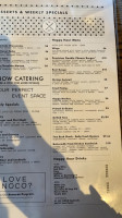 Noco Provisions menu