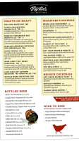 Myrtle's Chicken Beer menu