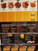 Wing Snob menu