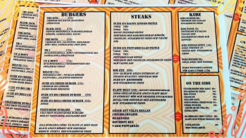 Suzie Q's Burgers Beers menu