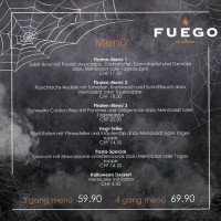 Fuego menu