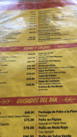 Lindavista menu