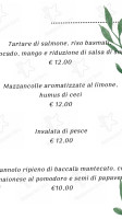 La Cartiera S menu