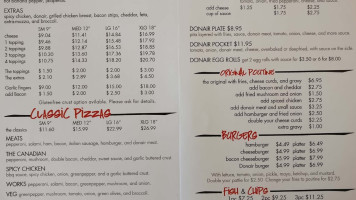 House of Dough menu