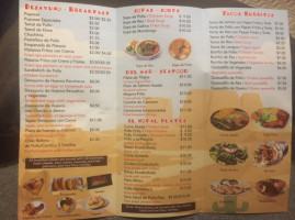 El Nopal menu