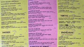 Stop N Go Taco menu