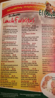 El Maya Mexican menu